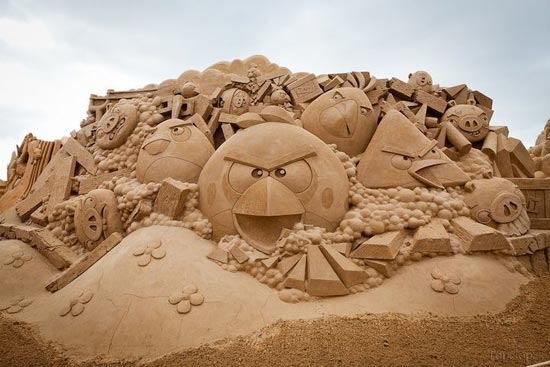 عکس: Angry Birds شنی!