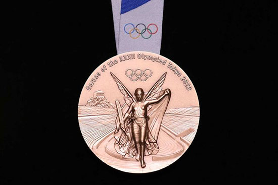 از مدال‌های المپیک ۲۰۲۰ رونمایی شد