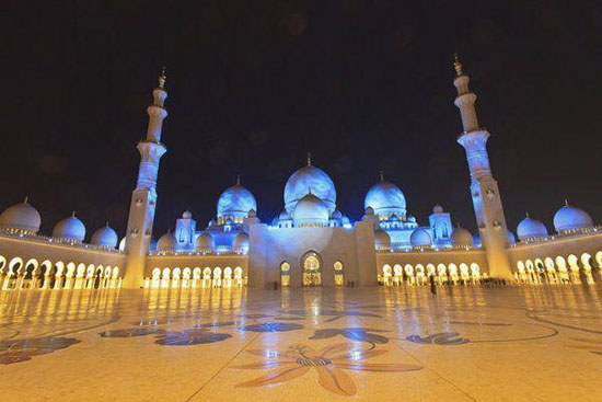 مسجدی لوکس از جنس طلا +عکس