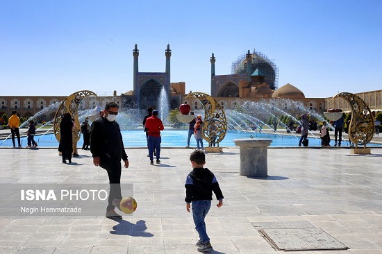 نوروز ۱۴۰۰ زیرسایه کرونا در اصفهان