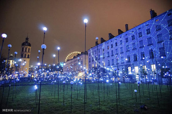 عکس: جشنواره نور در لیون فرانسه