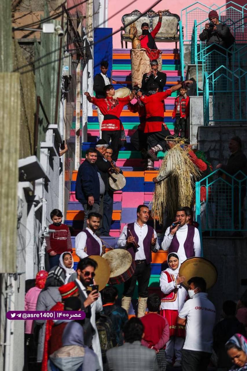 کوچه‌های رنگارنگ؛ شادی مردم محله زرگنده تهران