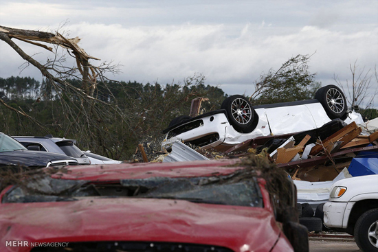 خسارات طوفان در تگزاسِ آمریکا