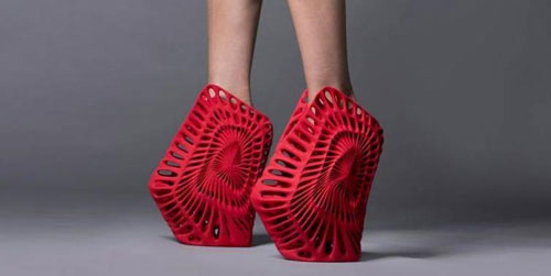 کفش‌هایی ساخته شده با پرینتر 3 بعدی