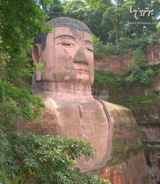بزرگترین مجسمه بودا در جهان +عکس