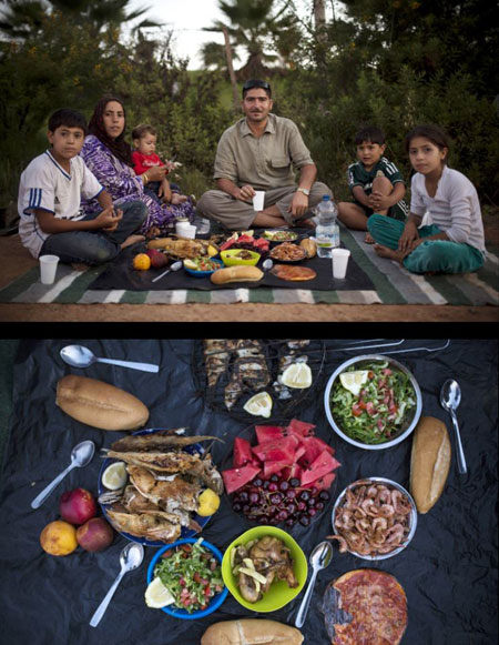 سفره های افطار مسلمانان سراسر دنیا +عکس