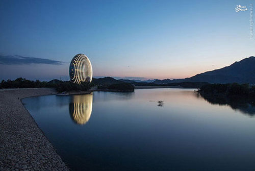 هتلی با معماری منحصر بفرد در پکن +عکس