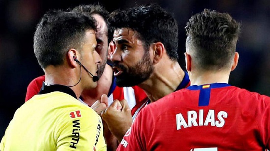 مجازات کاستا، دومین مجازات قرن فوتبال اسپانیا