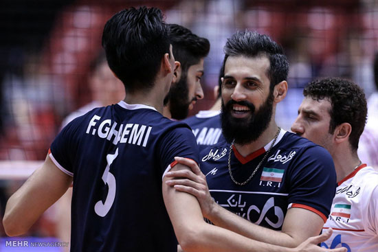 عکس: دیدار تیم والیبال ایران و لهستان
