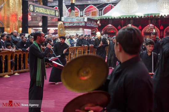 عزاداری عاشقان امام حسین (ع) در کربلا