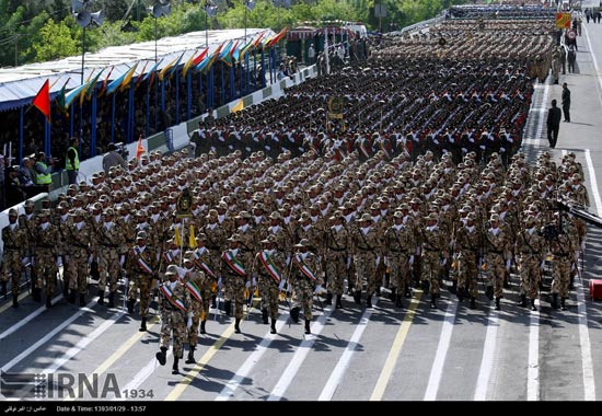 عکس: مراسم رژه روز ارتش با حضور روحانی