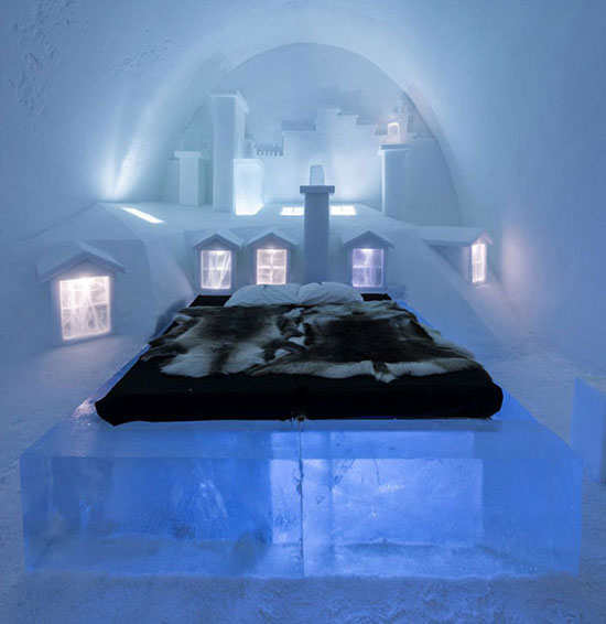 ساخت هتلی با 5000 تن یخ +عکس