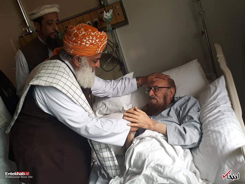 پدر معنوی طالبان در بیمارستان بستری شد