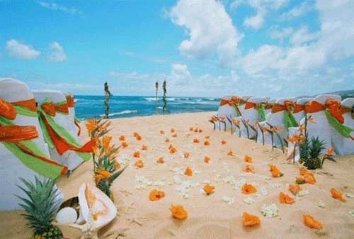 عروسی کنار ساحل دریا!