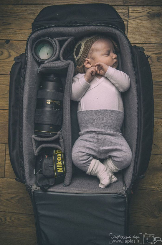 بچه داری به سبک عکاسان! +عکس