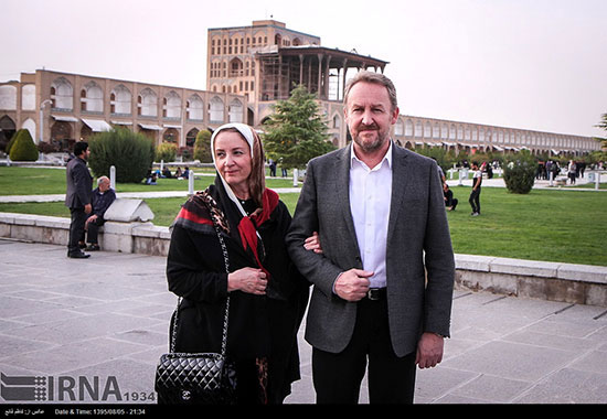 رئیس جمهور بوسنی و همسرش در اصفهان