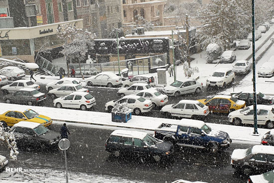 برف و تهرانی که بلاخره نفس کشید