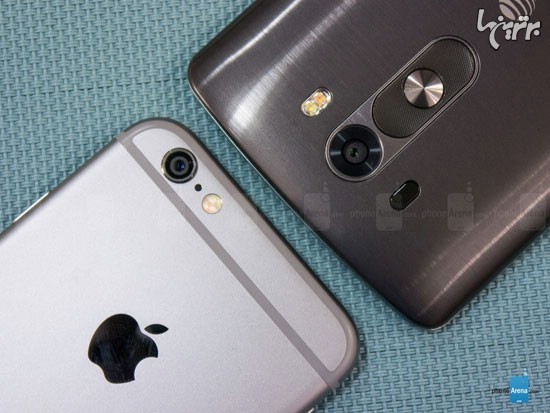 قد علم کردن 6 iPhone در برابر LG G3