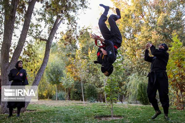 تصاویر؛ تمرینات گروهی دختران نینجاکارِ ایرانی