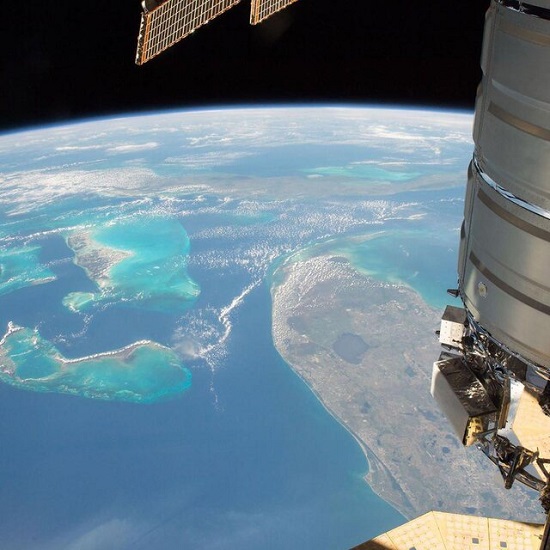 جزایر باهاما از منظر فضا
