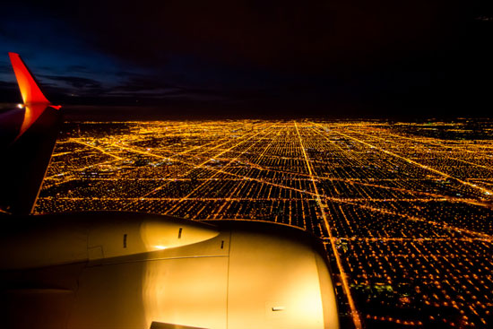 پروژه جالبِ عکاسی از پنجره‌ی هواپیما