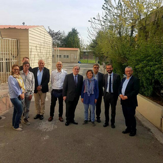 بازدید سفیر فرانسه از مدرسه فرانسوی تهران