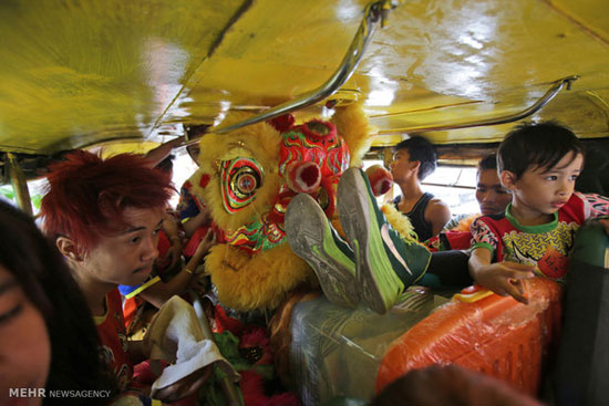 رقص مار اژدها در فیلیپین +عکس
