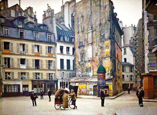 تصاویر رنگی از پاریس 100 سال پیش