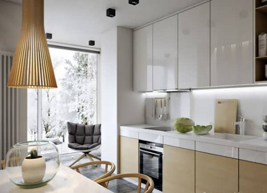 آشپزخانه‌های ساده و معمولی برای خانه‌های کوچک و بزرگ