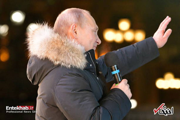 جشن پیروزی پوتین و رفقا در روسیه