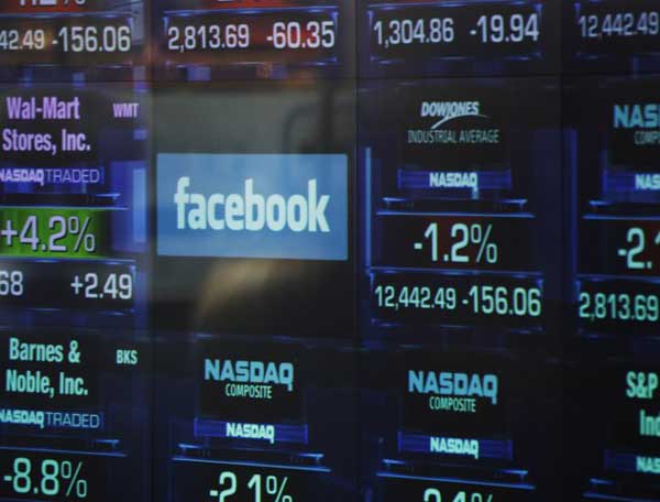 عرضه عمومی سهام فیس‌بوک در بازار بورس