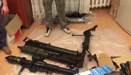 انحلال باند بزرگ قاچاق اسلحه و مهمات در روسیه