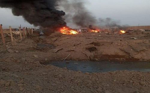 تشکیک در علت وقوع انفجارها در پادگان «الصقر»