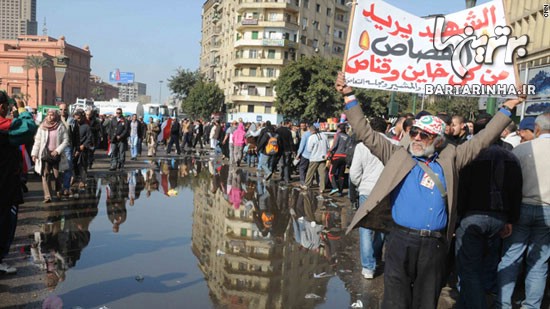 تصاویر برتر اولين سالگرد انقلاب مصر