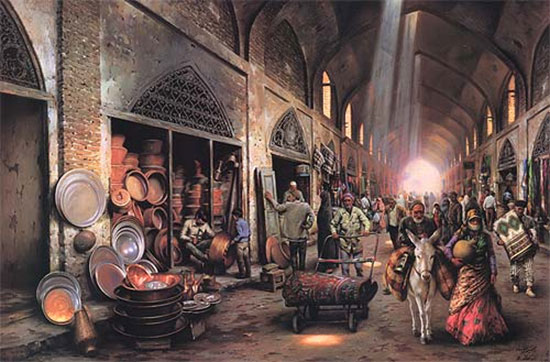 آداب و رسوم و سنت‌های جالب بازار تهران در ماه محرم