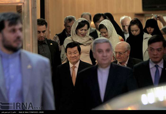 عکس: ورود رئیس جمهور ویتنام به ایران