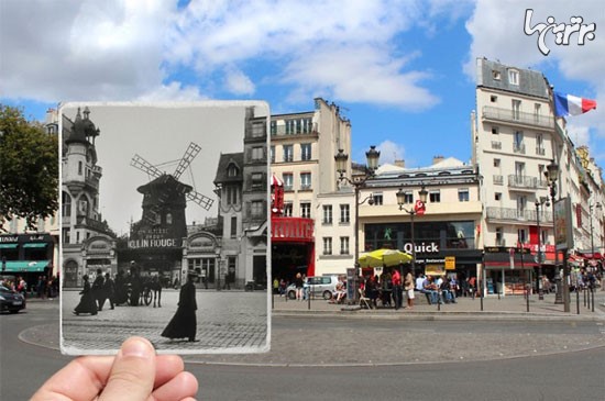 زنده کردن تاریخ پاریس با ترکیب عکس ها