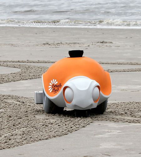 ربات ساحلی هنرمند +عکس
