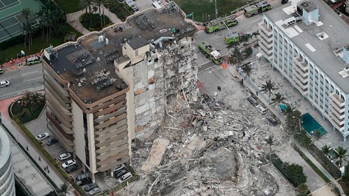 مفقود شدن ۹۹نفر در پیِ ریزش ساختمان در فلوریدا
