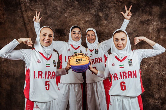 قهرمانی تیم بسکتبال دختران ایران در غرب آسیا