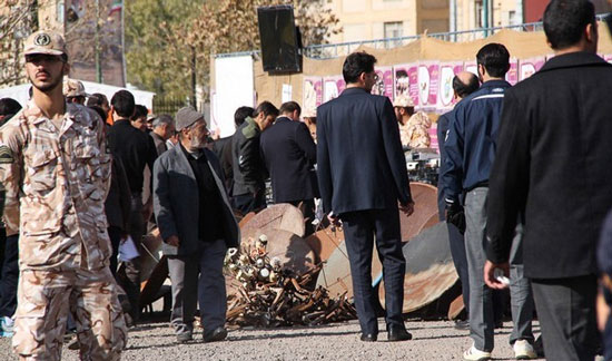 عکس: جمع آوری ماهواره‌ توسط سپاه - زنجان