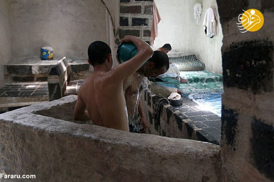 بازار داغ حمام عمومی در یمن