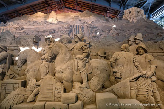 مجسمه های شنی خارق العاده موزه شنی توتوری ژاپن
