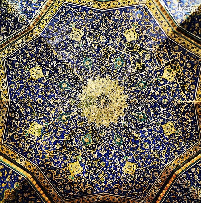 عکس: سقف مسحورکننده مساجد ایرانی