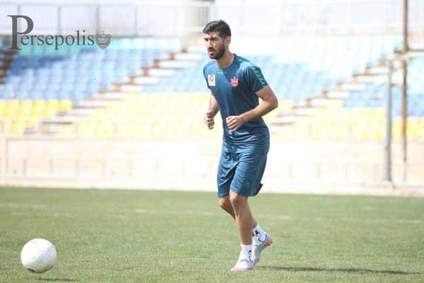 رونمایی از «شهریار مغانلو» در تمرین پرسپولیس