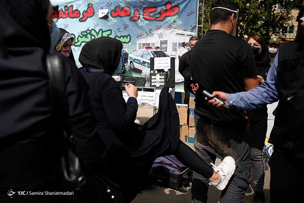 تصاویرِ برخورد با اوباش تهران در طرح جدید رعد