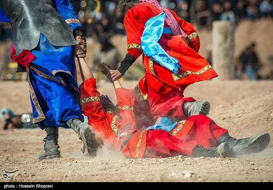 بزرگترین تعزیه میدانی کشور در صحرا رود فسا - شیراز