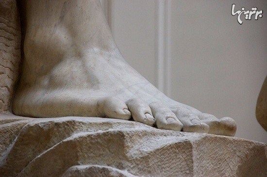 تصاویر کلوزآپ دیدنی از مجسمه داوود میکلانژ