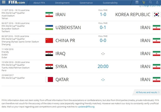 فیفا دیدار ایران و عراق را در دبی تأیید کرد