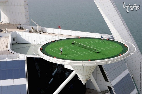 بلندترین زمین تنیس جهان